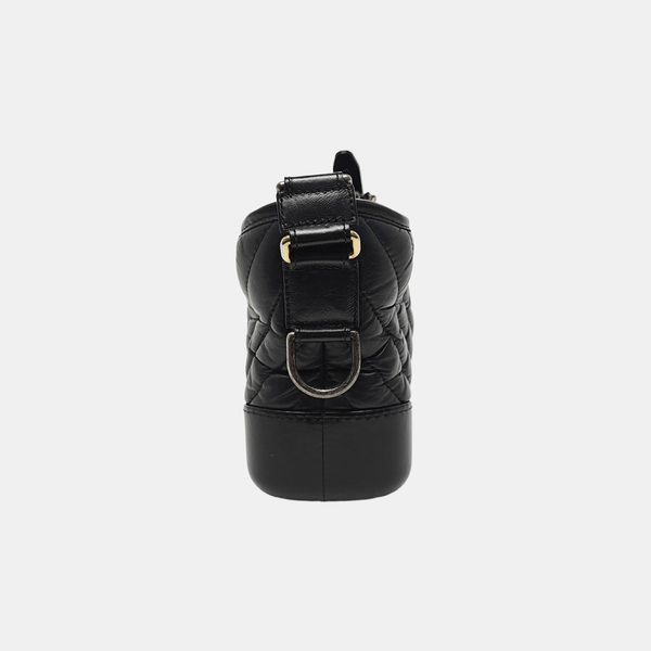 Authenticated pre-owned  GABRIELLE Small Quilted Calfskin Black - Shoulder Bag at Looply