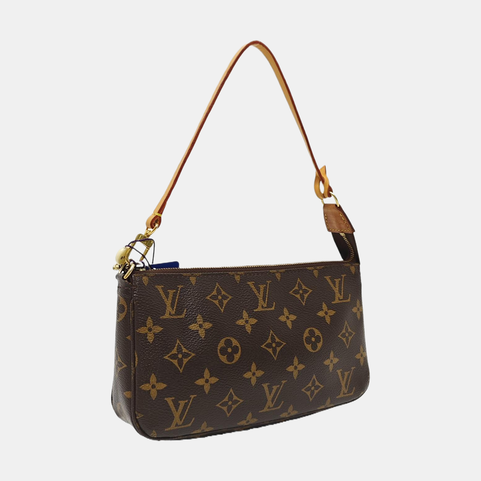 ACCESSOIRES GM Monogram Coated Canvas Brown