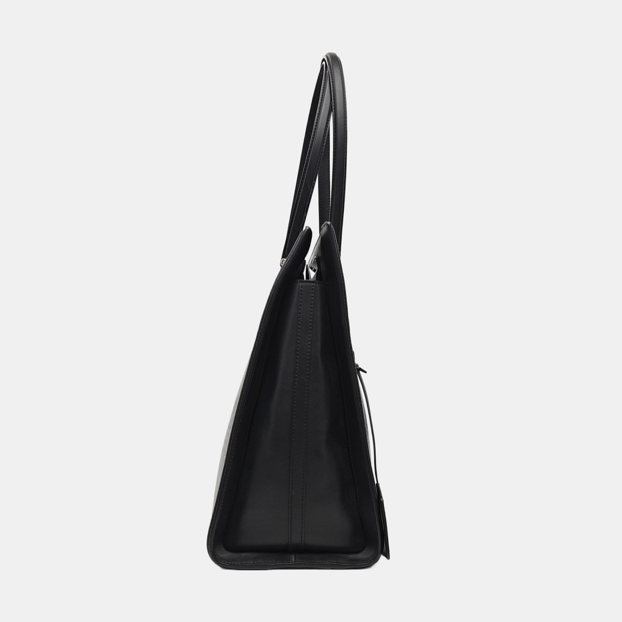 Calfskin Tote Bag Black