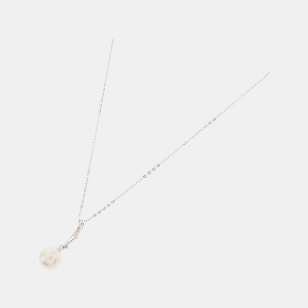 18k White Gold Silver Necklace