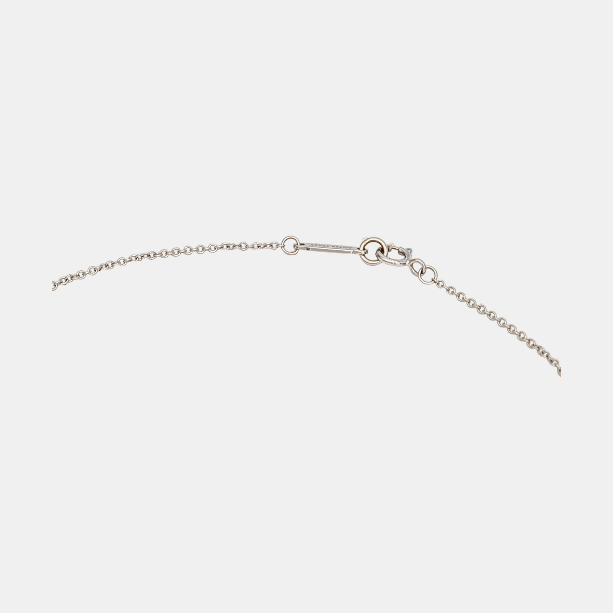 Atlas 18k White Gold Silver Necklace