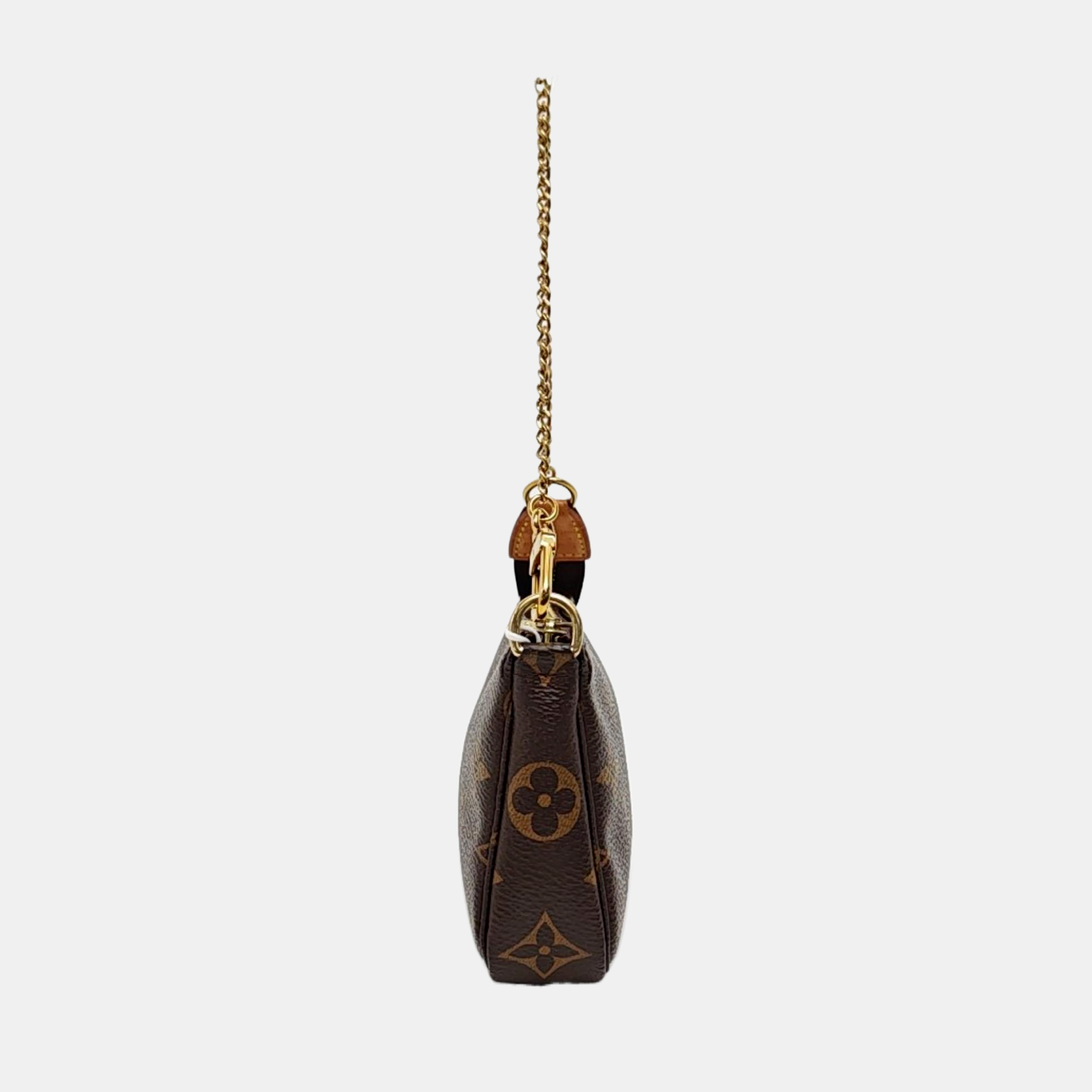 ACCESSOIRES Mini Monogram Coated Canvas Brown