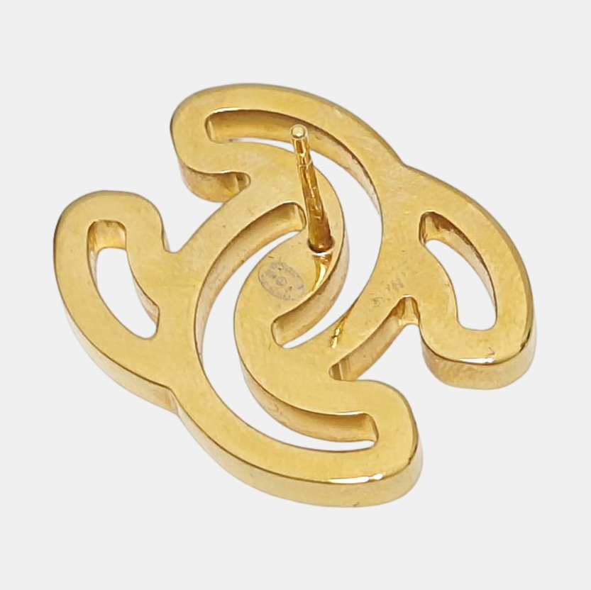 Metal Gold Stud Earrings