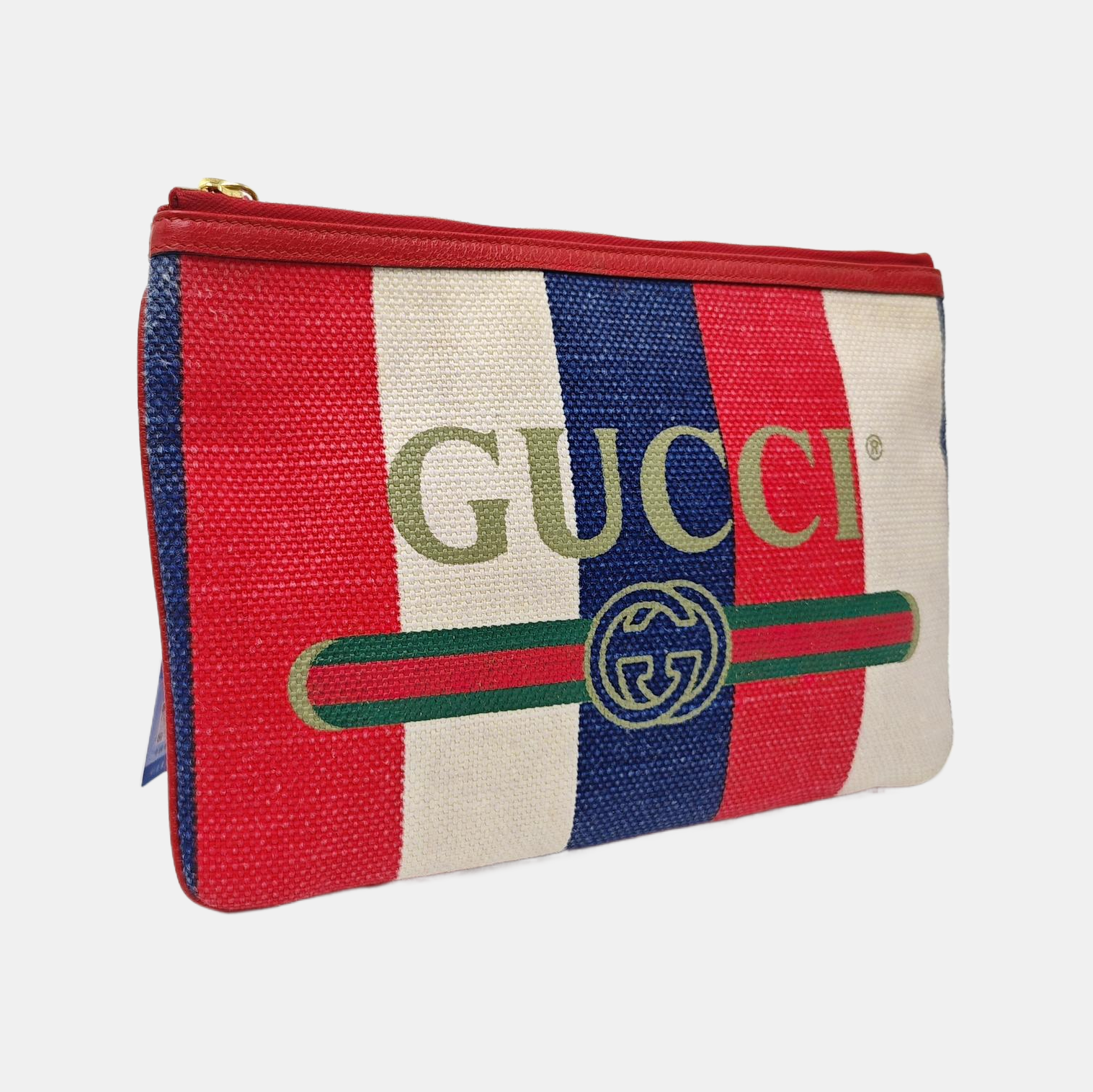 Canvas Clutch Multicolor
