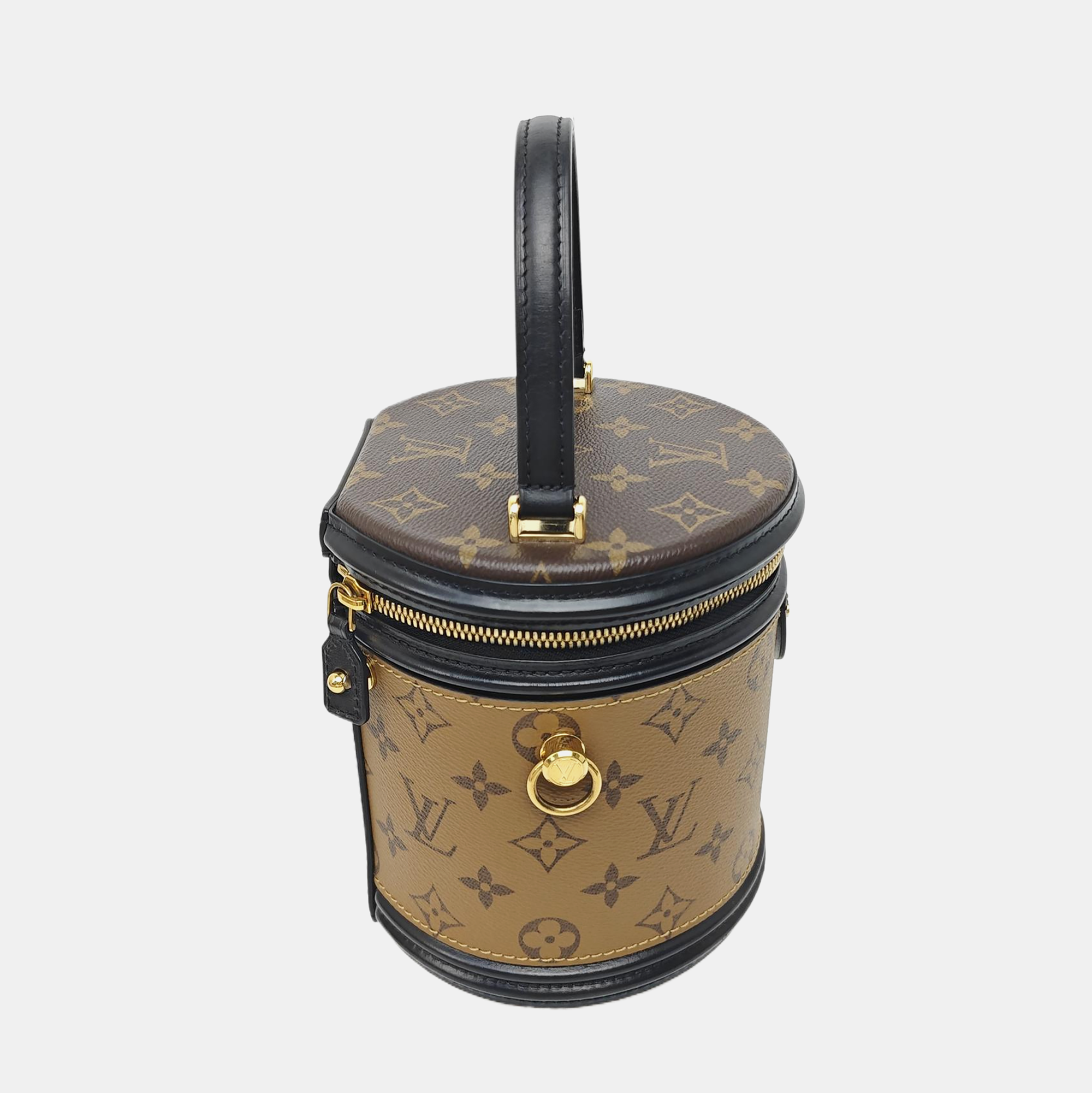 CANNES PM Monogram Coated Canvas Brown