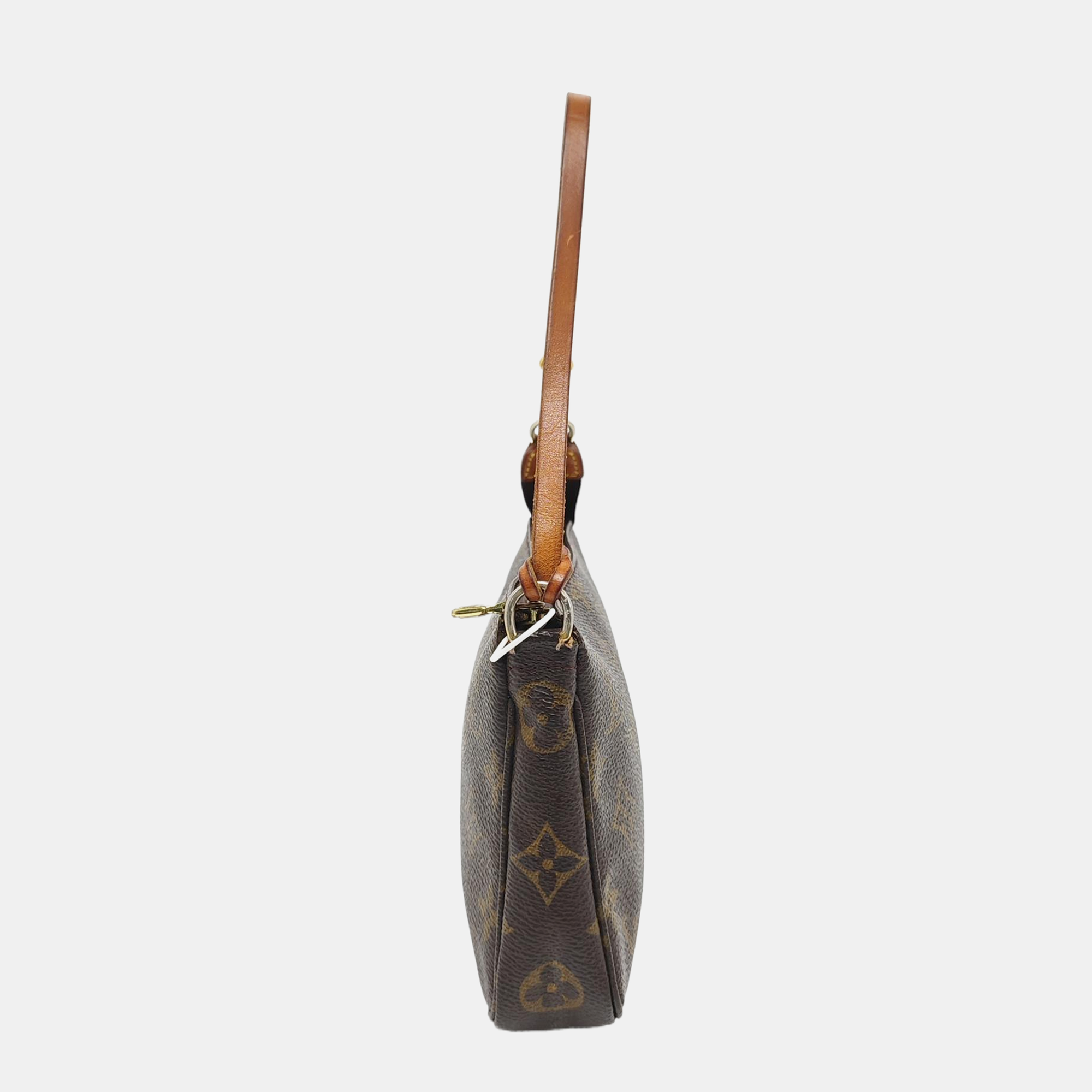 ACCESSOIRES Monogram Coated Canvas Brown