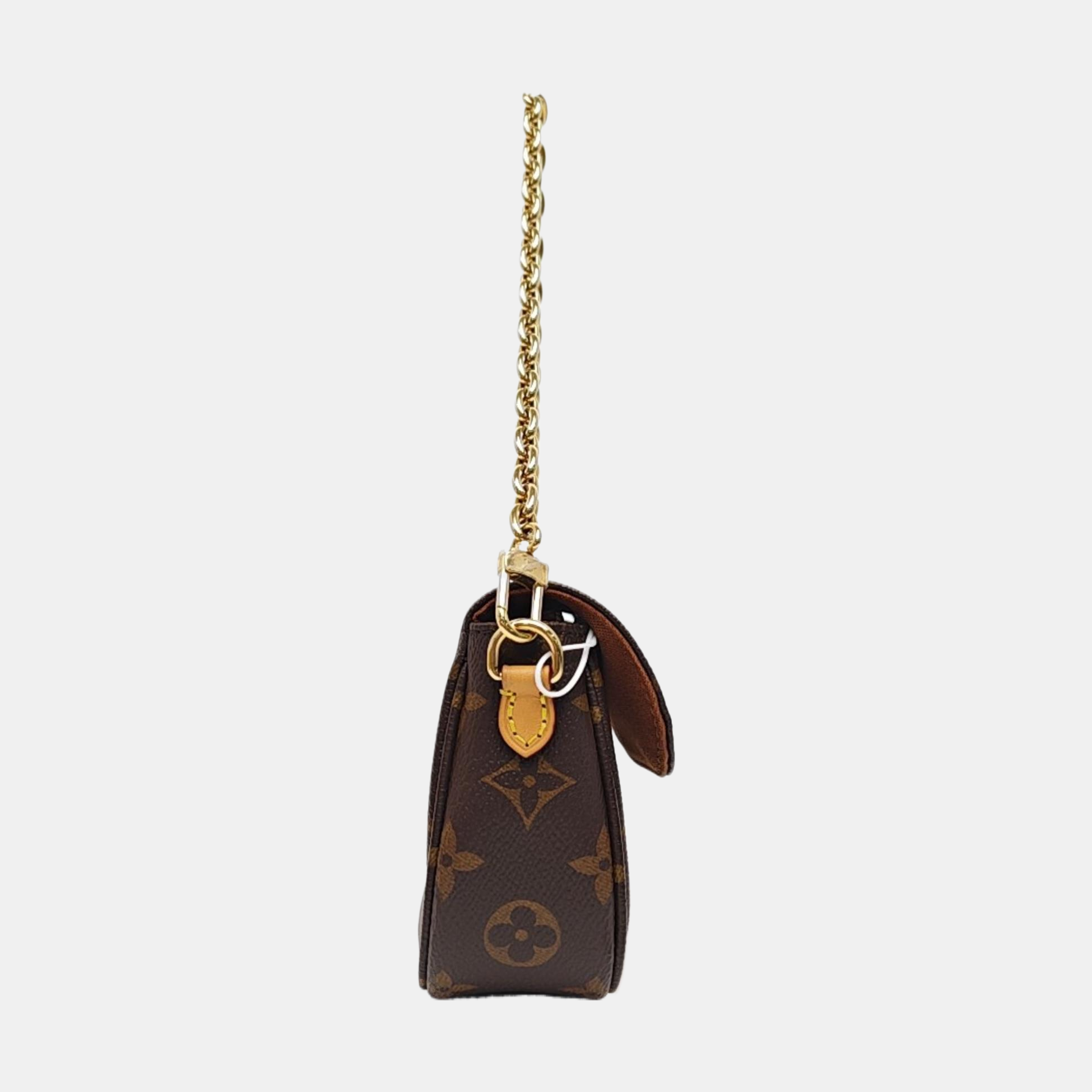 IVY Monogram Coated Canvas Brown