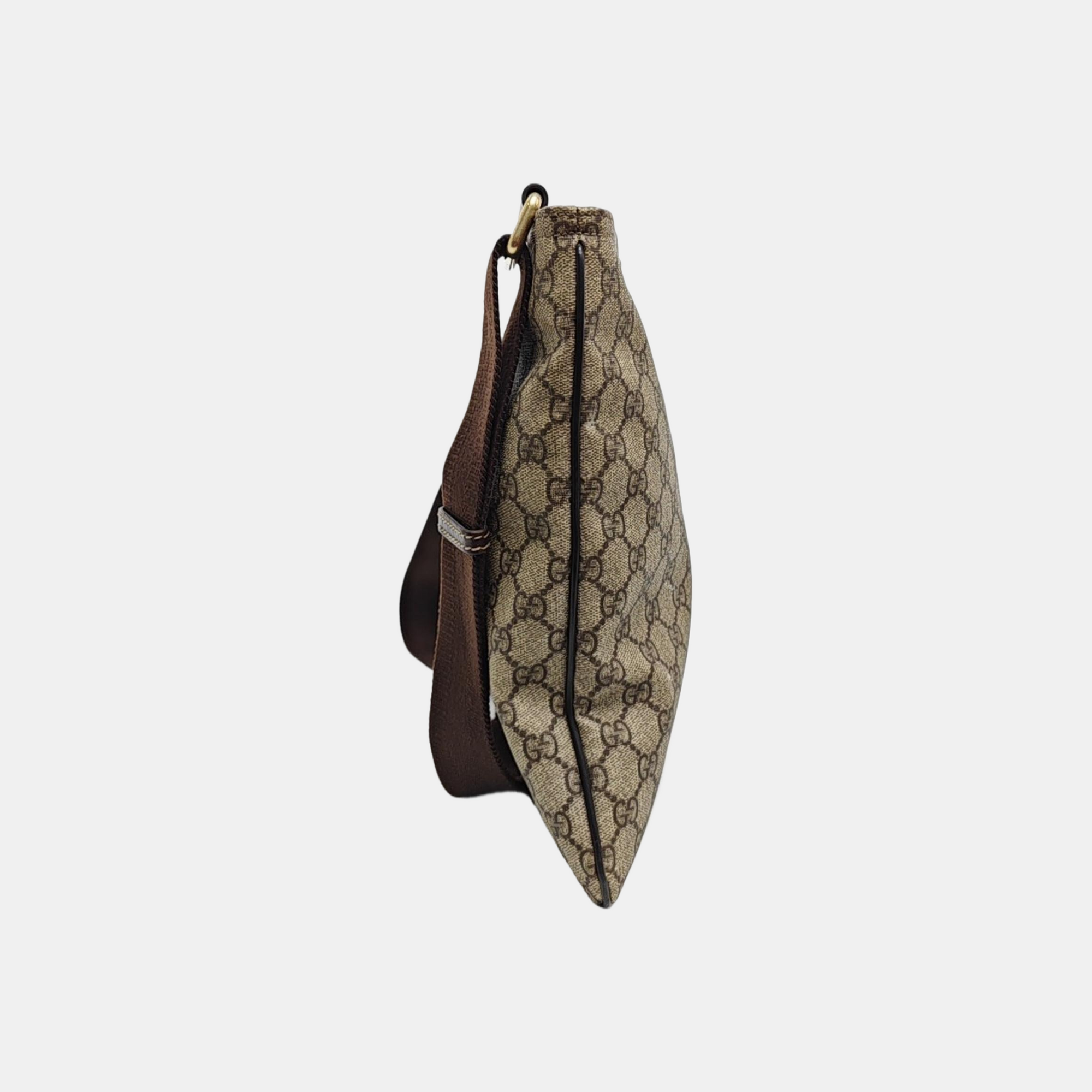 GG Supreme Monogram Coated Canvas Black