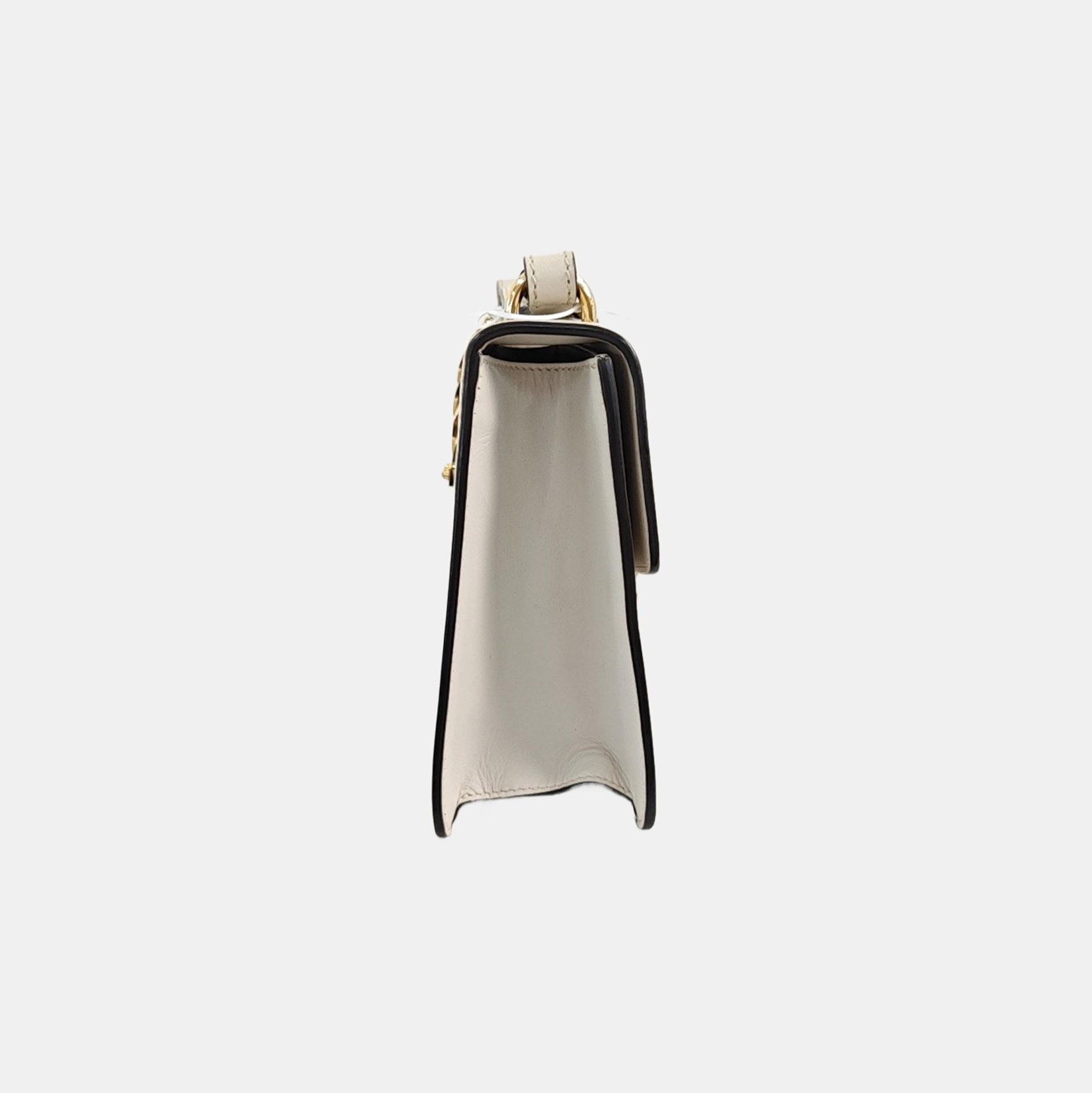 Sylvie Small Calfskin White