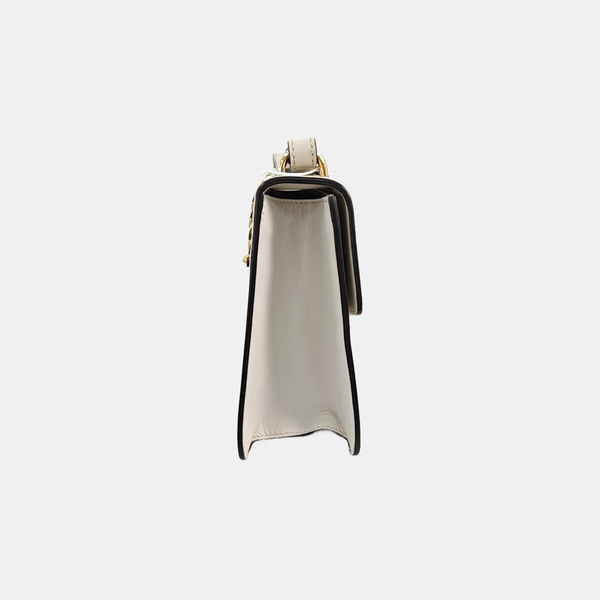 Sylvie Small Calfskin White