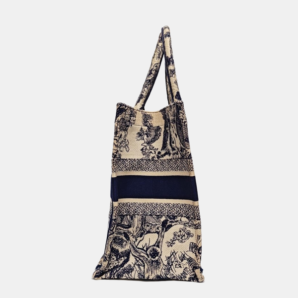 Book Tote Medium Canvas Blue