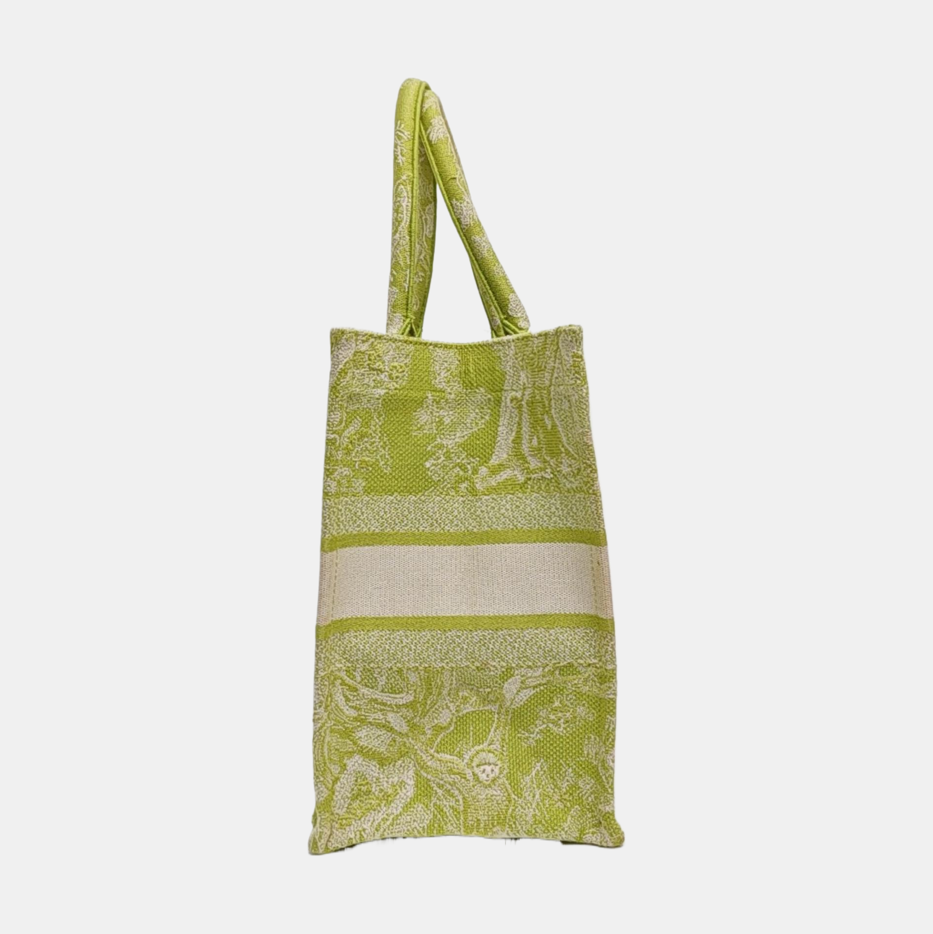 Book Tote Medium Fabric Green