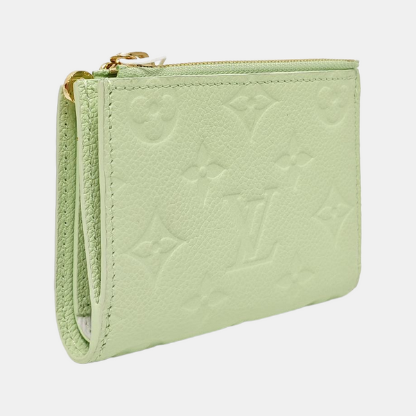 Monogram Calfskin Wallet Green