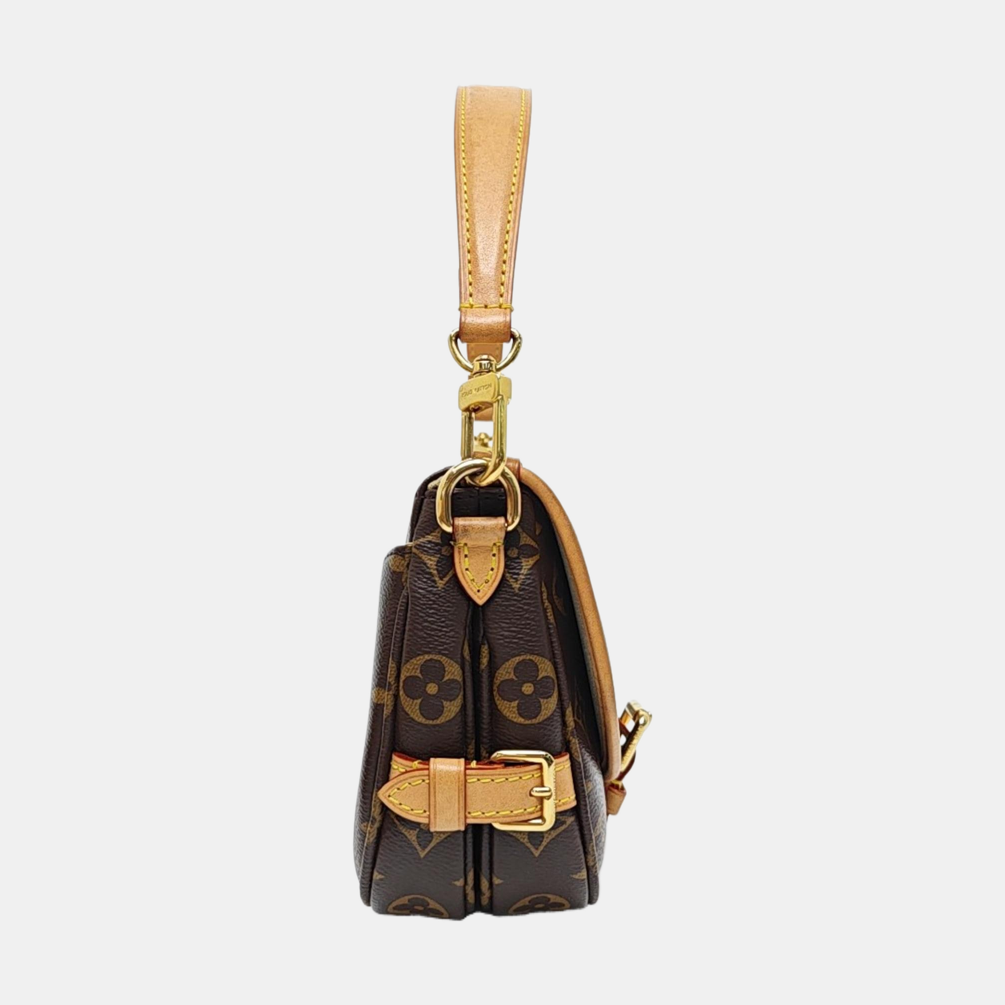 SAUMUR BB Monogram Coated Canvas Brown
