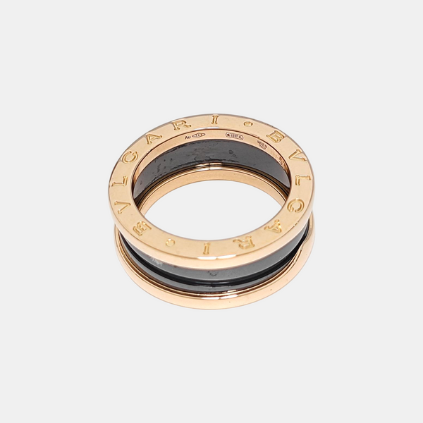 B.ZERO1 18k Rose Gold Ring EU 53