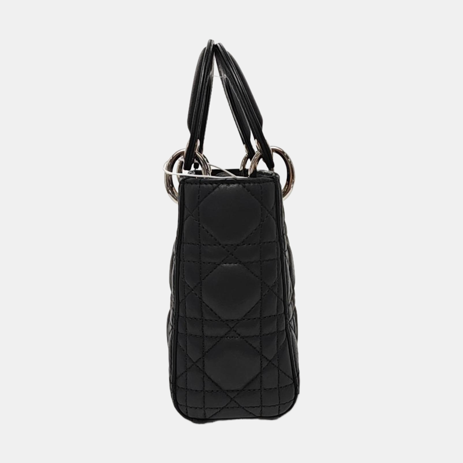 Lady Dior Mini Quilted Calfskin Black