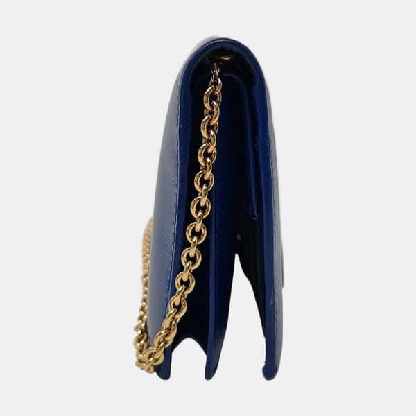 Ginny Calfskin Blue