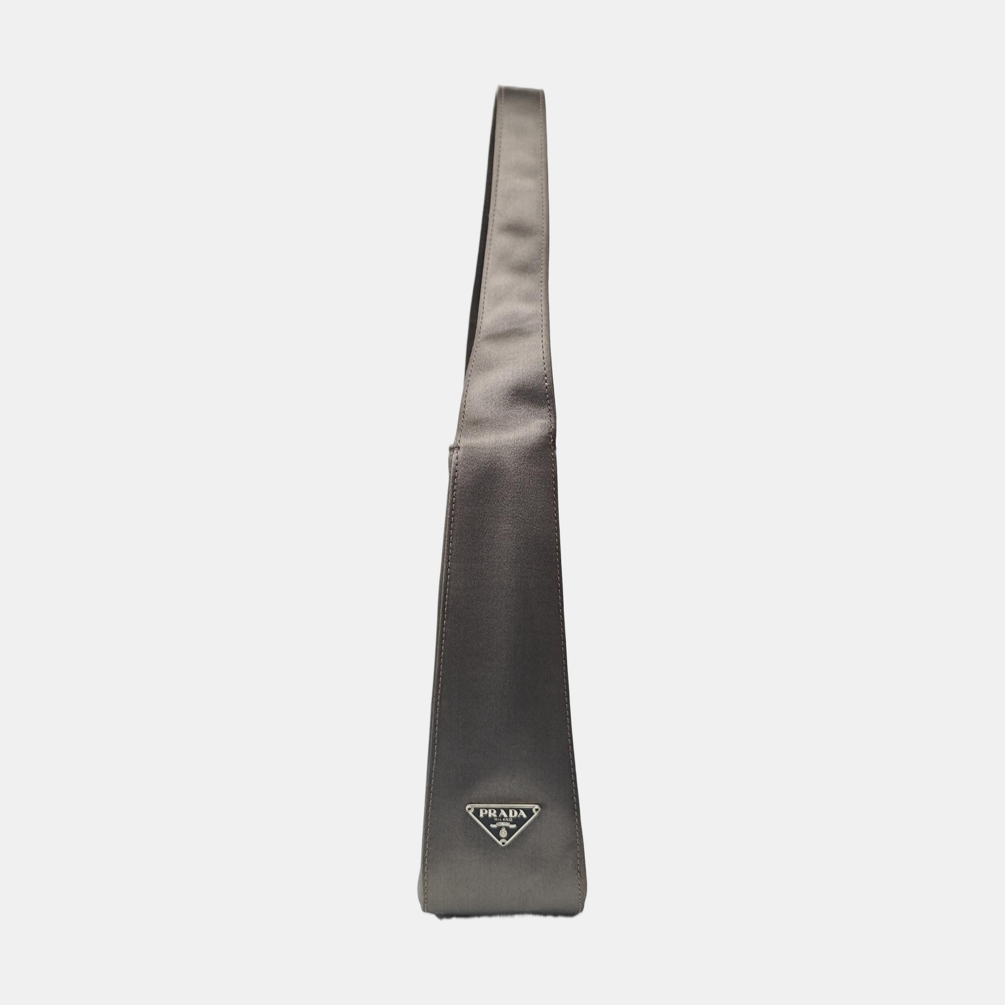 Fabric Top Handle Bag Gray
