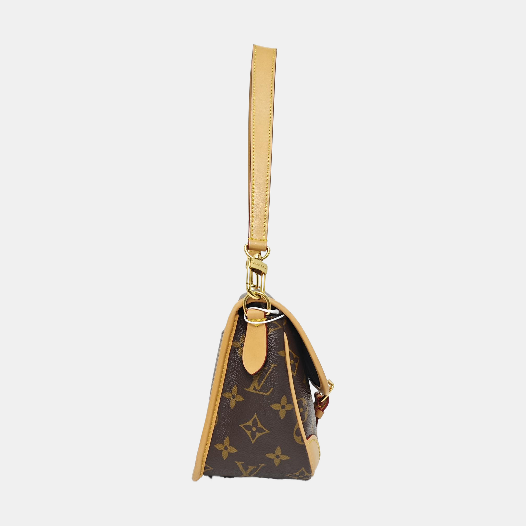 DIANE Monogram Coated Canvas Brown
