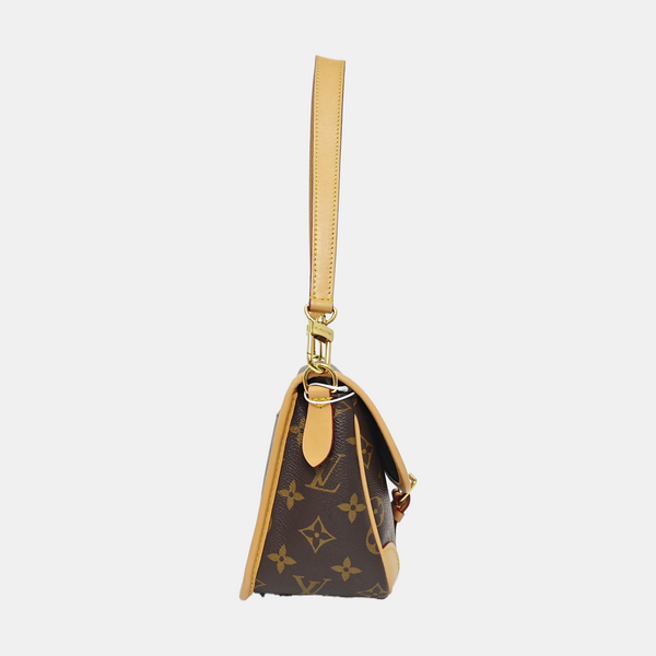 DIANE Monogram Coated Canvas Brown