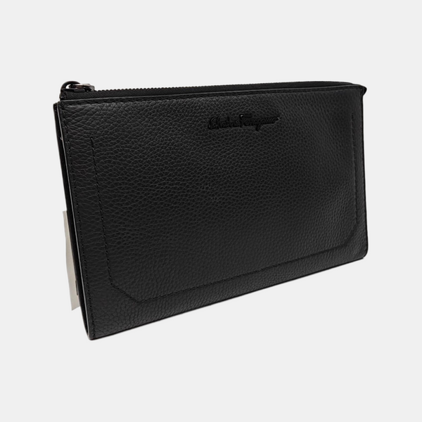 Calfskin Clutch Black