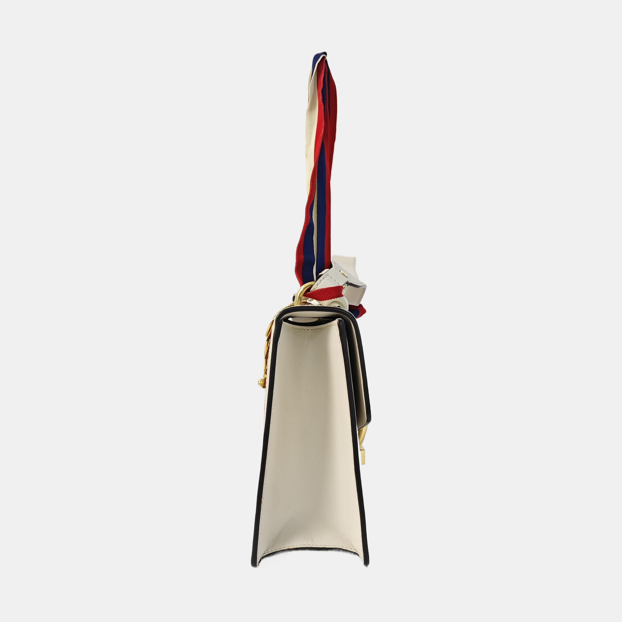 Sylvie Small Calfskin White