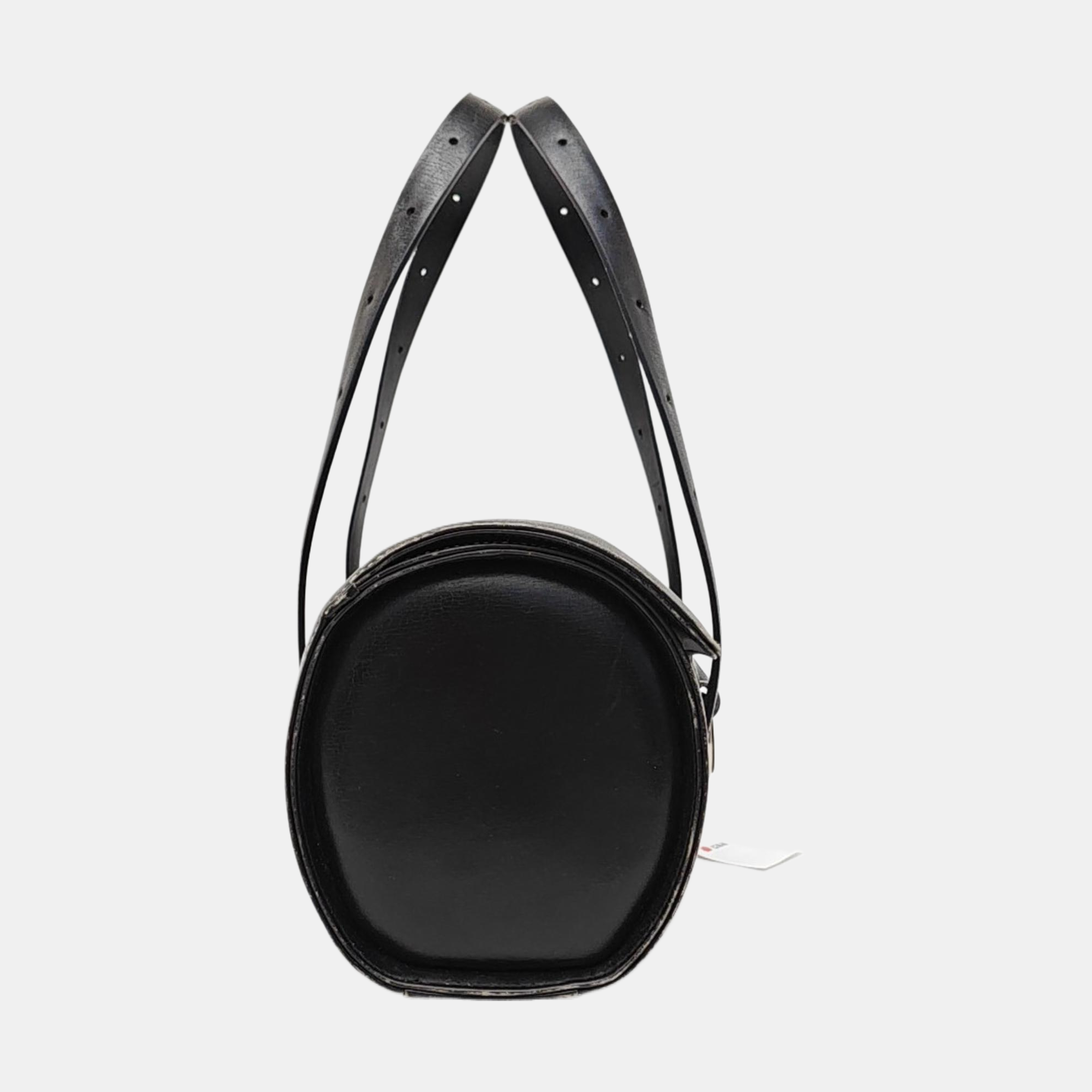 Calfskin Top Handle Bag Black