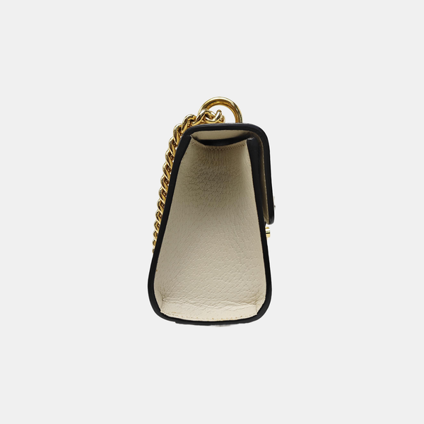 Padlock Small Calfskin White