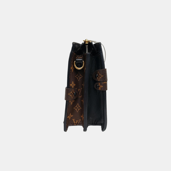 TRUNK Monogram Coated Canvas Brown