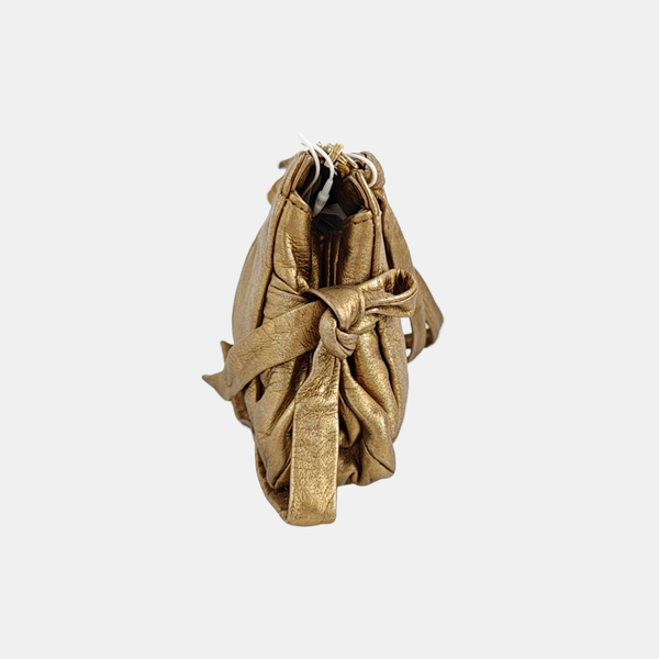 Calfskin Clutch Gold
