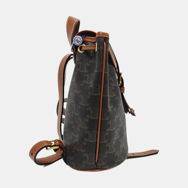 TRIOMPHE Mini Coated Canvas Brown