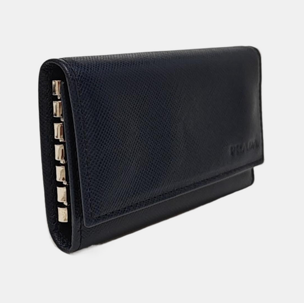 Calfskin Key Pouch Blue