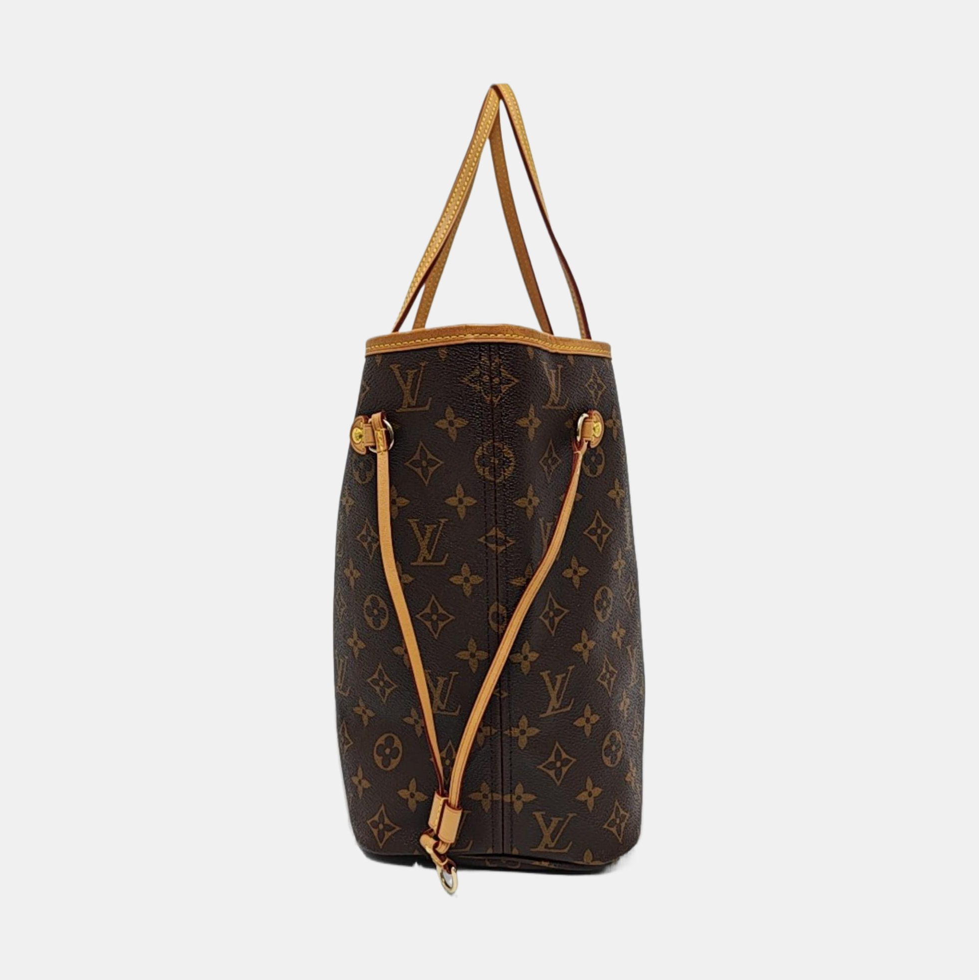 NEVERFULL MM Lona Monogram Revestida Marrón