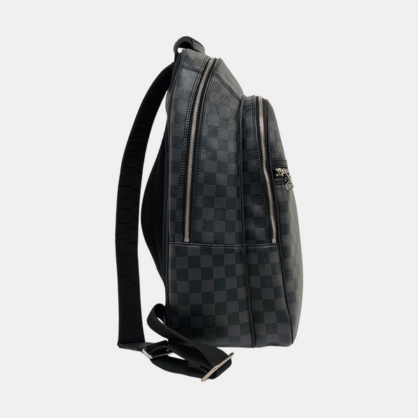 Damier Graphite Coated Canvas Backpack Black