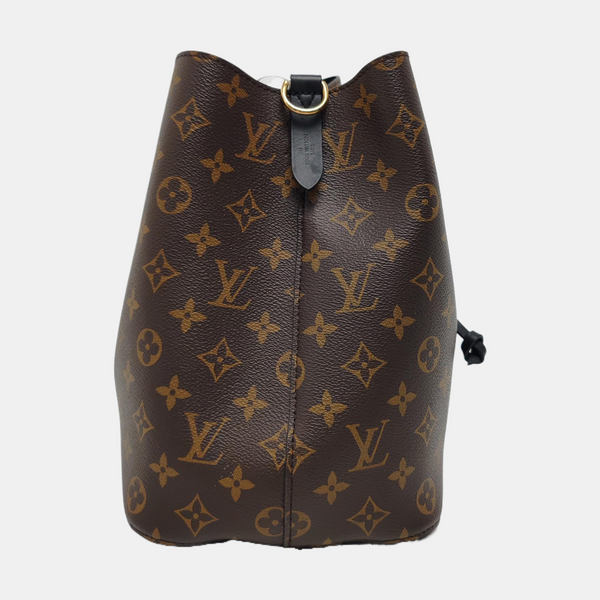 NÉONOÉ MM Monogram Coated Canvas Brown