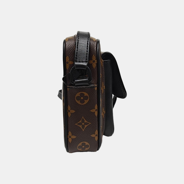 CHRISTOPHER Monogram Coated Canvas Brown