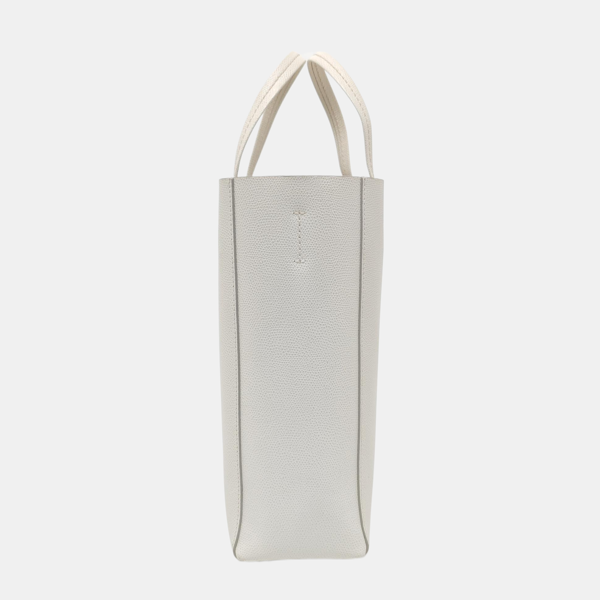 CABAS Small Calfskin White