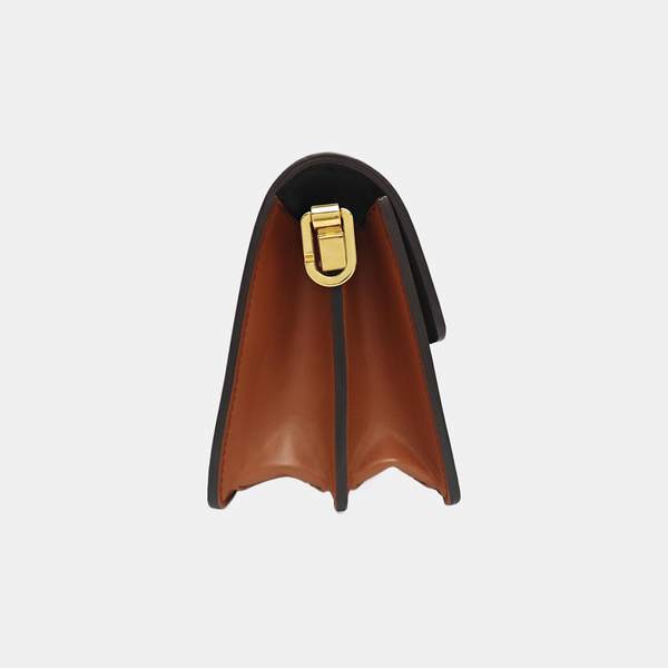 DAUPHINE Mini Monogram Coated Canvas Brown