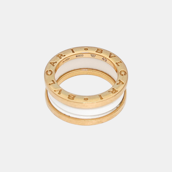 B.ZERO1 18k Rose Gold Ring EU 49