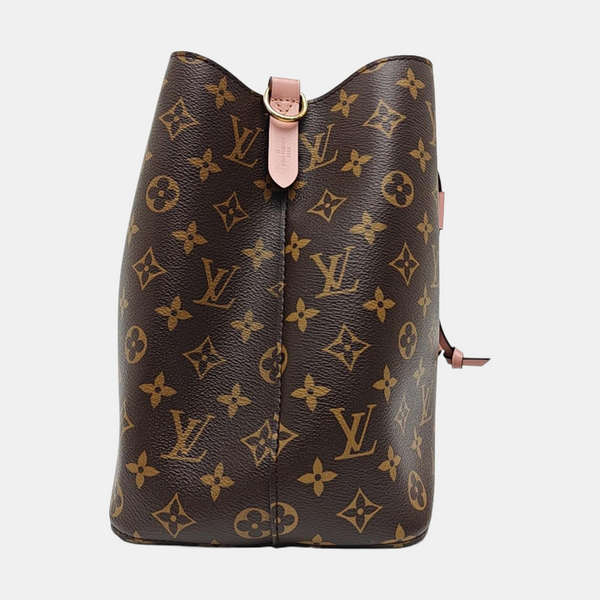 NÉONOÉ MM Monogram Coated Canvas Brown
