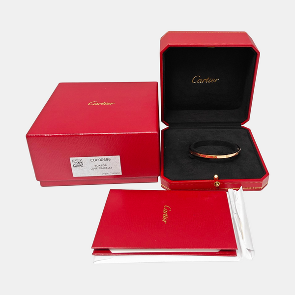 LOVE 18k Rose Gold Bangle