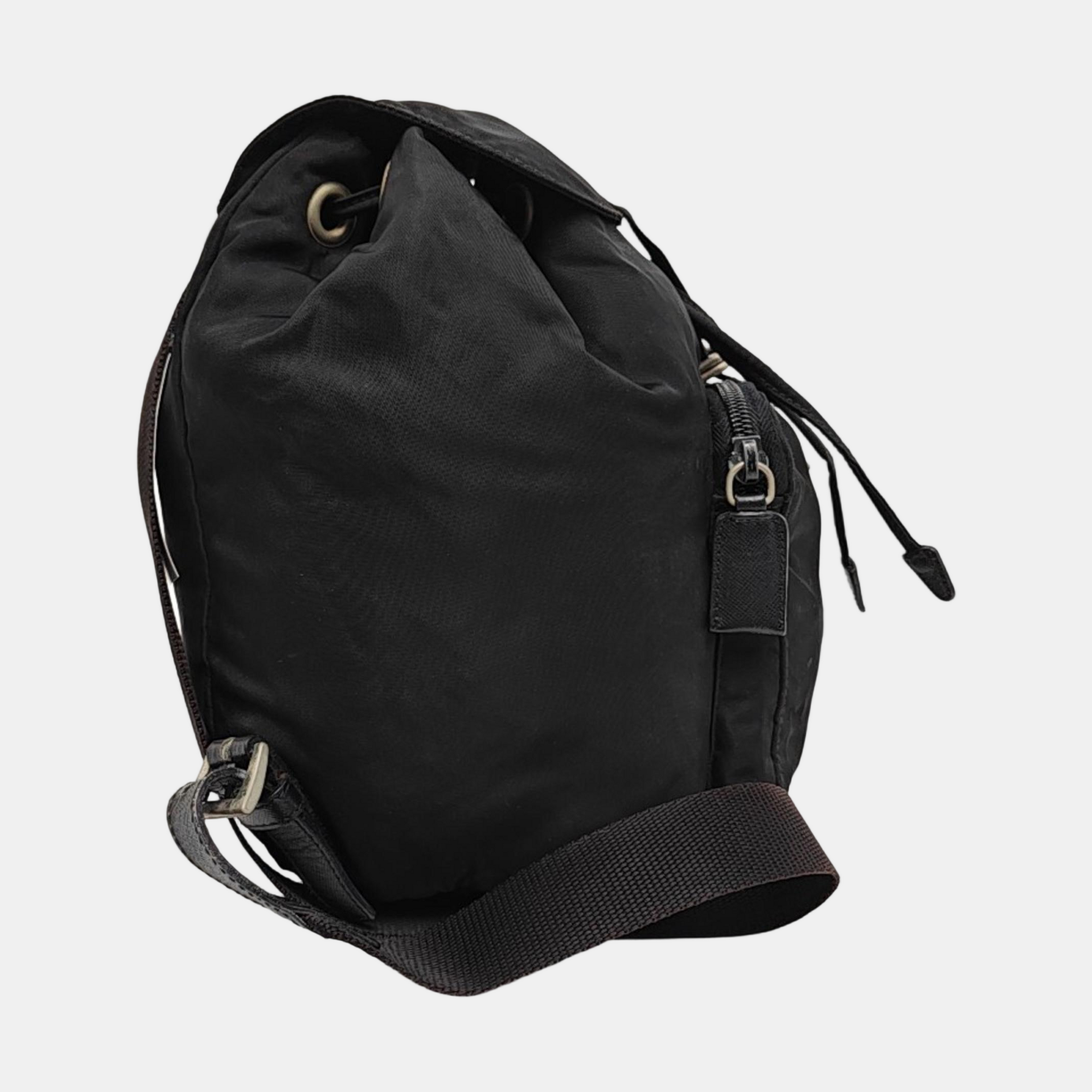 Nylon Backpack Black