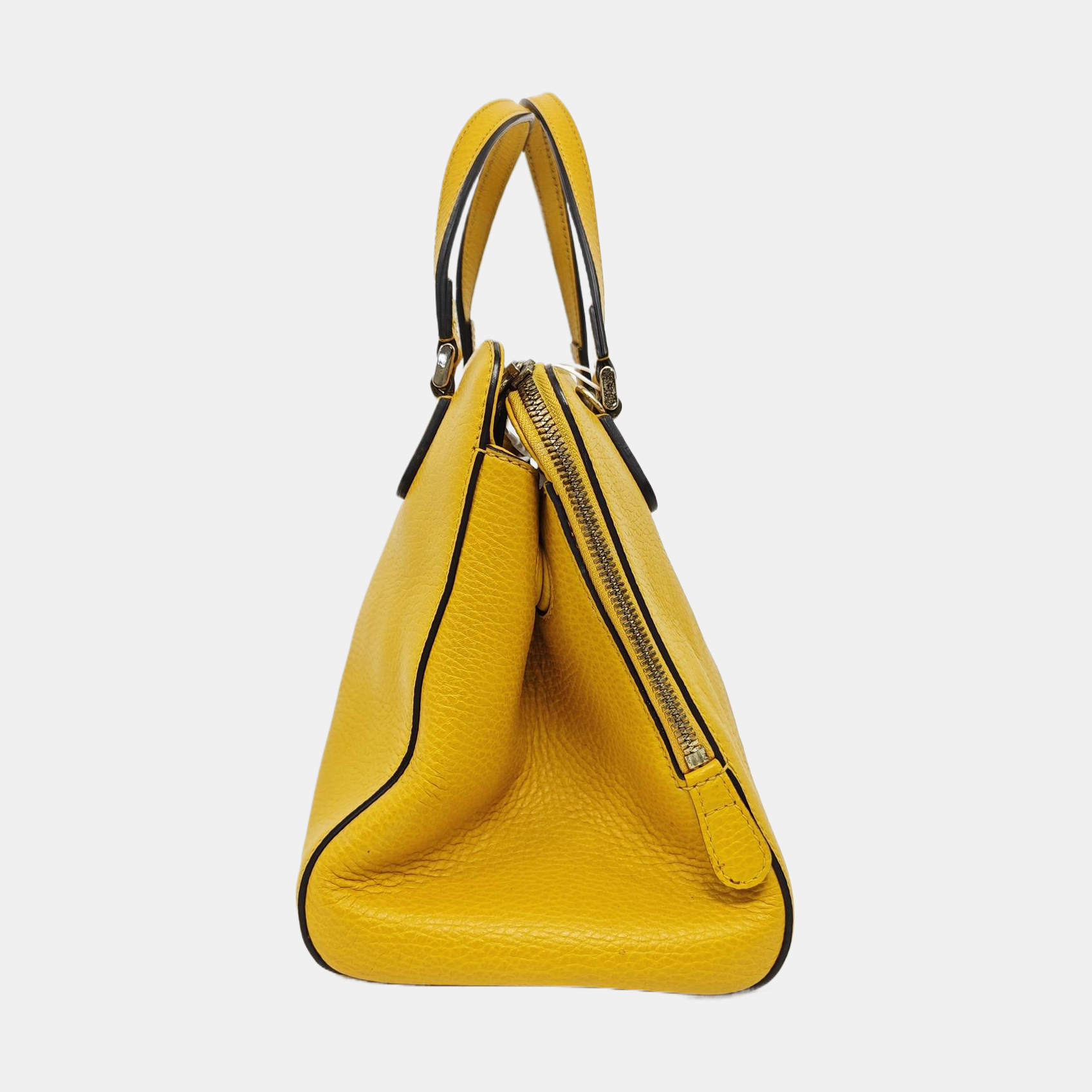 Calfskin Tote Bag Yellow