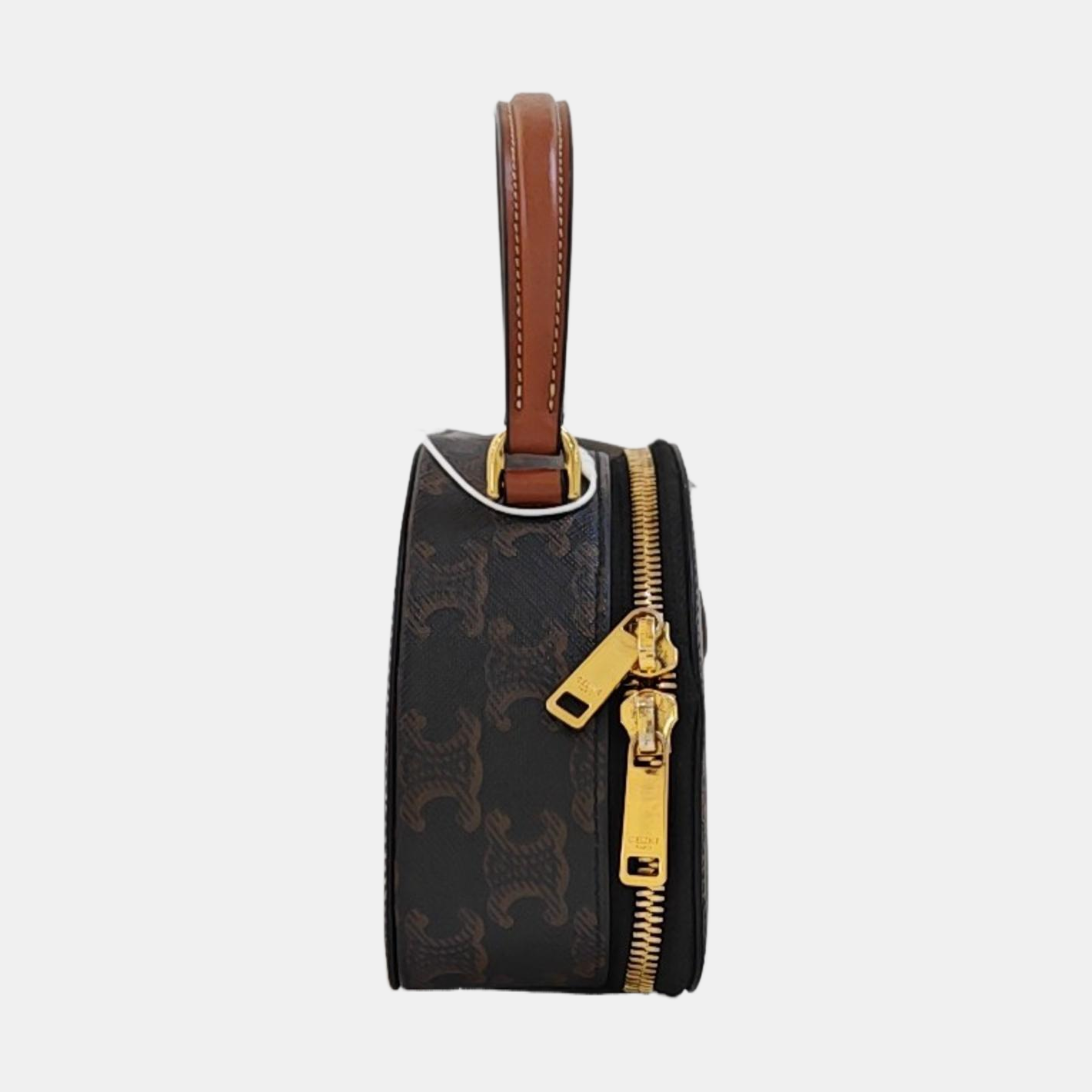TRIOMPHE Mini Coated Canvas Brown