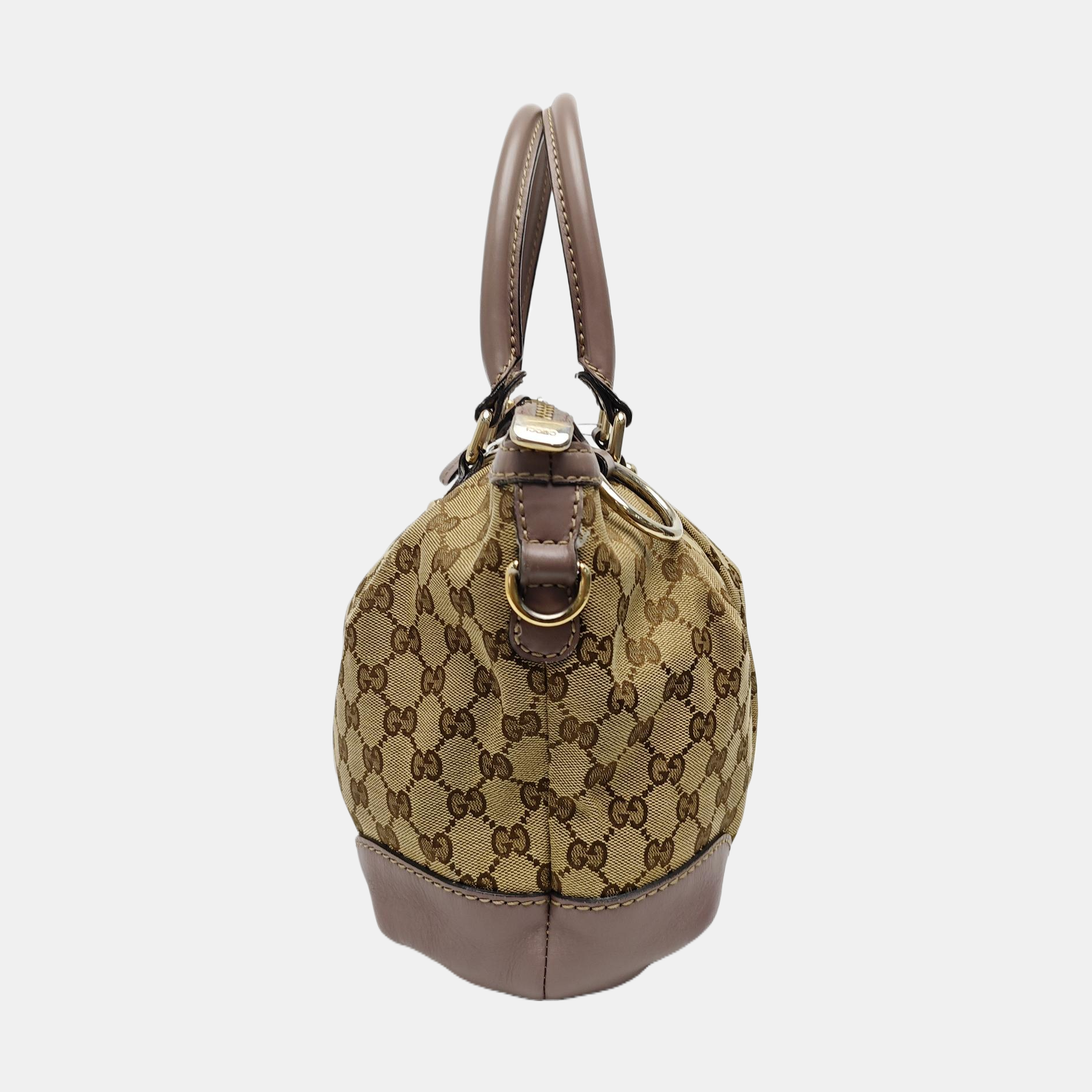 Sukey Monogram Canvas Beige