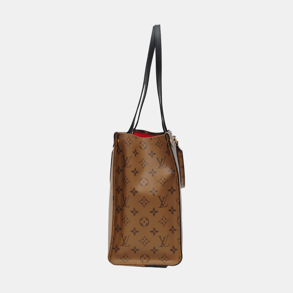 ONTHEGO MM Monogram Coated Canvas Brown