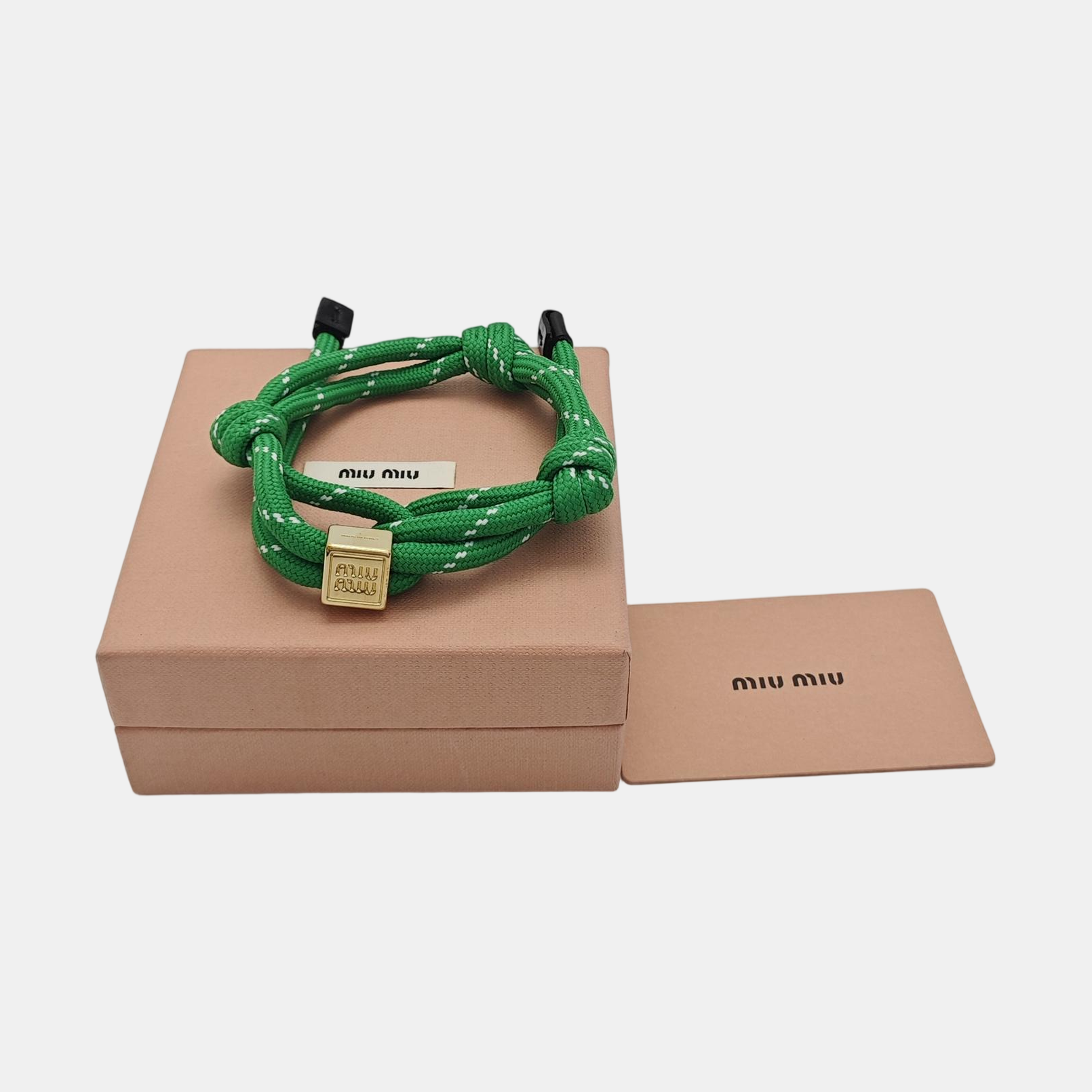 Fabric Green Bracelet