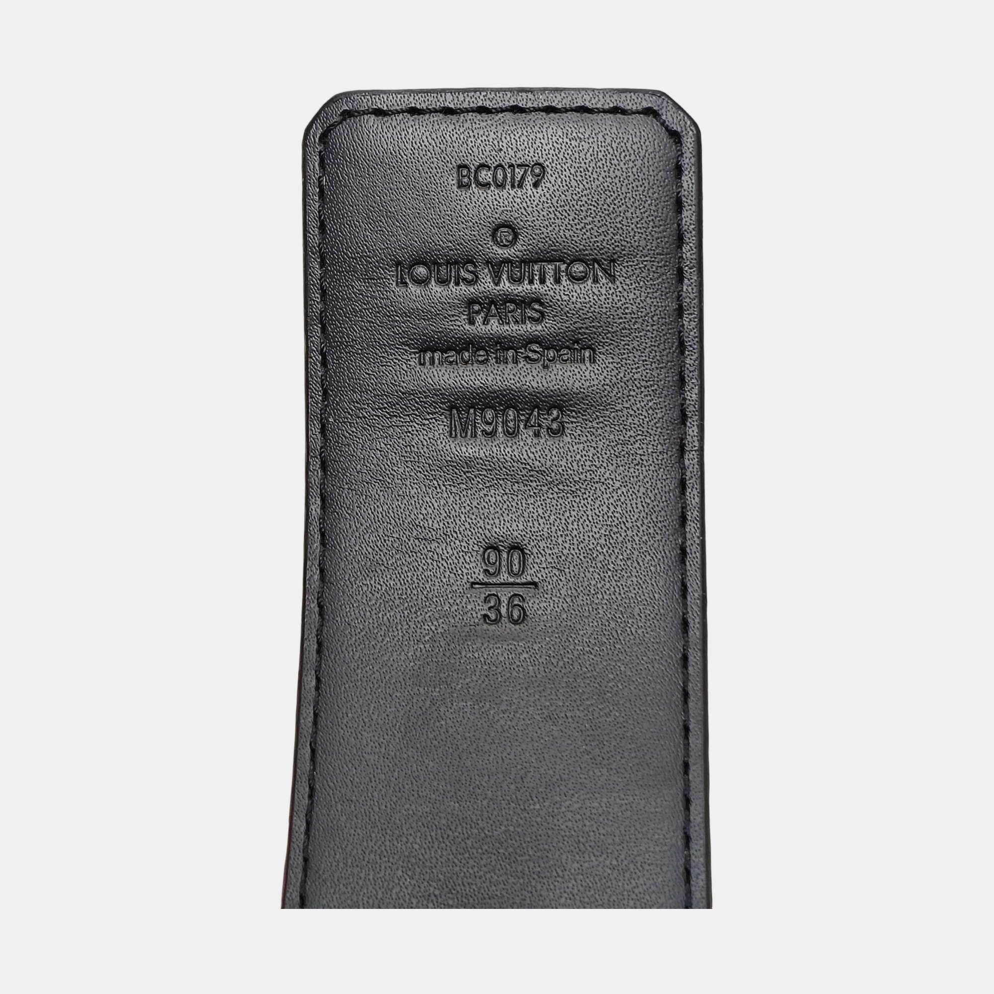 Coated Canvas Belt Black