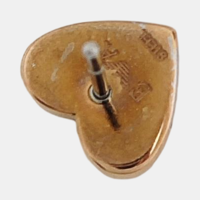 Stainless Steel Rose Gold Stud Earrings