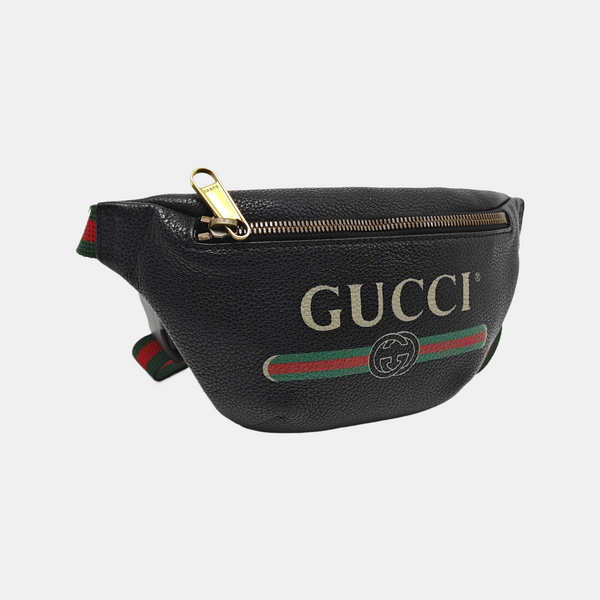 Print Small Calfskin Black